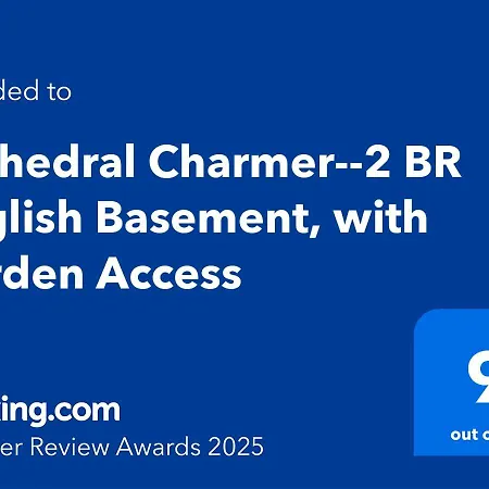 Cathedral Charmer-- 2 Bedroom English Basement, With Garden Access